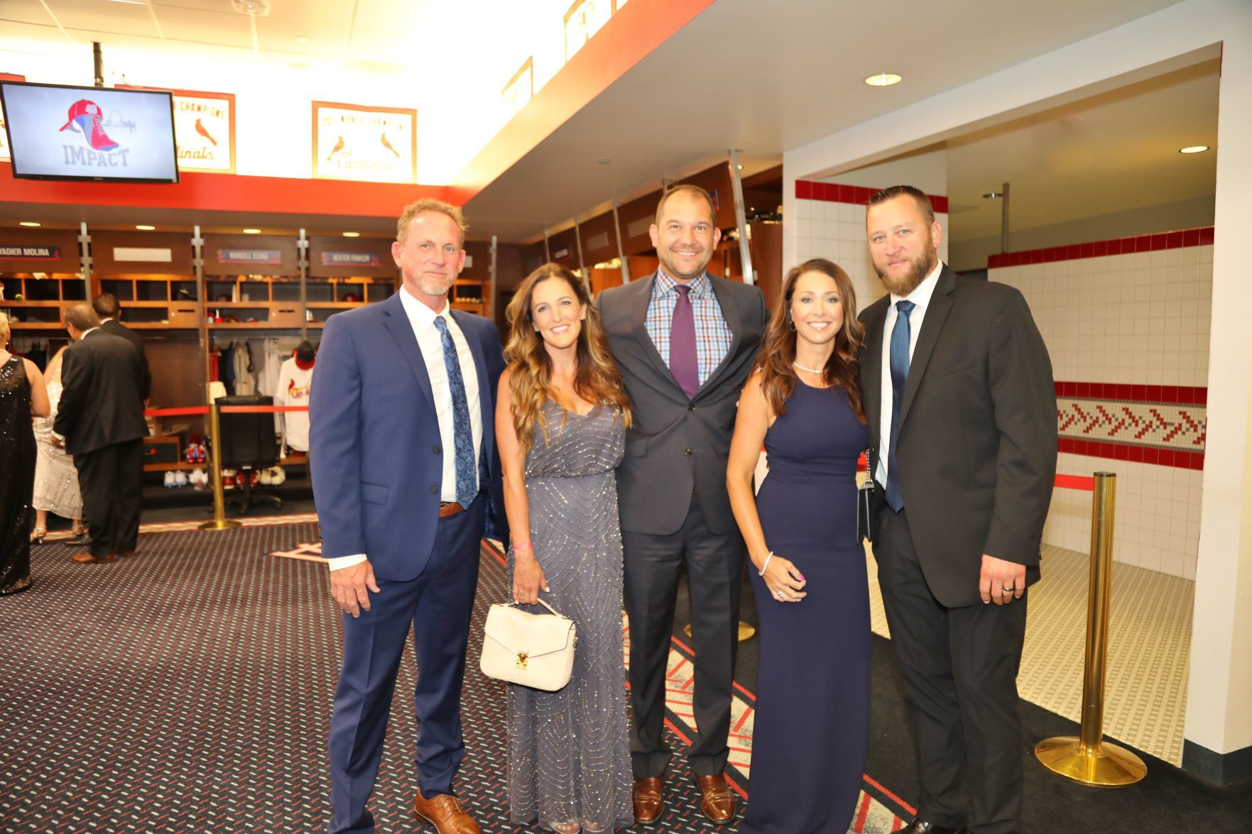 Woody Williams, Nikki and Josh Kijanko, Jamie and Mark Buehrle